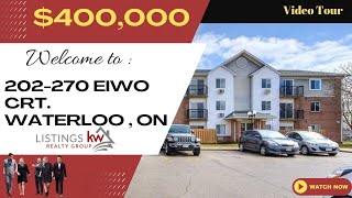 202-270 Eiwo Court, Waterloo, ON - Kitchener Waterloo Real Estate