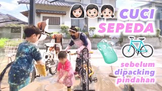 CUCI SEPEDA SEBELUM DI PACKING PINDAH ‼️