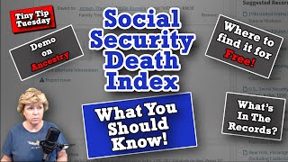How to Research the Social Security Death Index Online