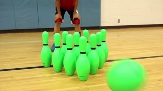 Colorful Coated-Foam Bowling Sets