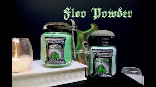Floo Powder : Harry Potter Potions : DIY Prop Bottles : DIY Green Fire : Harry Potter Inspired