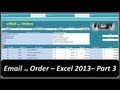 Excel VBA - Email my Order - Excel 2013 - Part 3