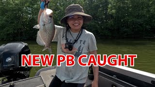 Our First Time Bass and Crappie Fishing In June