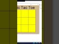Tic Tac Toe Game In Python Tkinter!