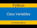 Class variables in Python
