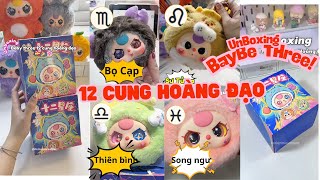 [Tổng hợp ]✨🍀 Unbox Baby Three 12 Cung Hoàng Đạo  #xuhuong #unboxing #viralvideo||Góc Xinh Xẻo