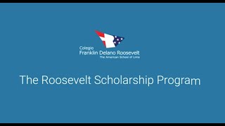 Roosevelt Scholarship Program Video