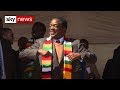 Mnangagwa promises unity for Zimbabwe