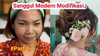 Modern Modified Bun Part- 6.@agustinasembiringMUA.Hairdo