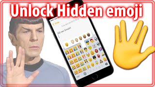 How To Get Hidden Spock emoji (Vulcan Salute) - iPhone, iPad, iPod Touch iOS 8.3