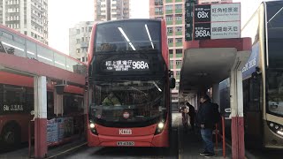 KMB E6X124 WV6580 @ 968A丨元朗西 Yuen Long West 》銅鑼灣天后 Causeway Bay Tin Hau丨經朗屏丨九巴丨Enviro 500 MMC 12.8m