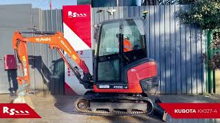 KUBOTA KX027-4 - 2.7T MINI EXCAVATOR - RS MACHINERY HIRE AND SALE