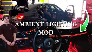 Transform your BMW F-Chassis INTERIOR w/ Ambient Lighting (BEST INSTALL GUIDE)