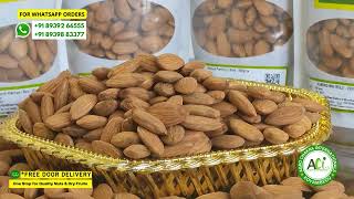 Premium Almonds | ACI Traders | Best Dry Fruit Shop in Koyambedu | For Orders: +91 89392 66555