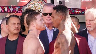 HIGHLIGHTS • Canelo vs Jermell Charlo Full Weigh In & Face Off