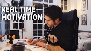 REAL TIME study with me (no music): 7 HOUR Productive Pomodoro Session | KharmaMedic