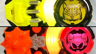 仮面ライダーナーゴ＆クローレイズバックル と 仮面ライダーメリー＆チェーンアレイレイズバックル