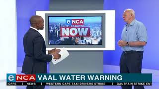 Residents advised not to drink Vaal water