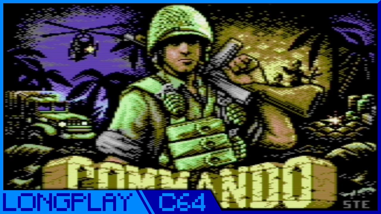 C64 Commando Arcade Longplay Youtube