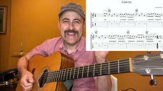 Beginning Guitar Lesson 14 - Liberty, Picking, and Alternate Picking