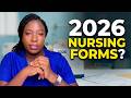 When will 2026 nursing forms be released? |  Nursing School Updates