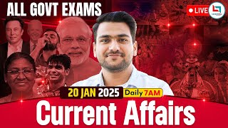 20th Jan Current Affairs 2025 | Daily Current Affairs | Current Affairs Today | By Yash Rawat Sir