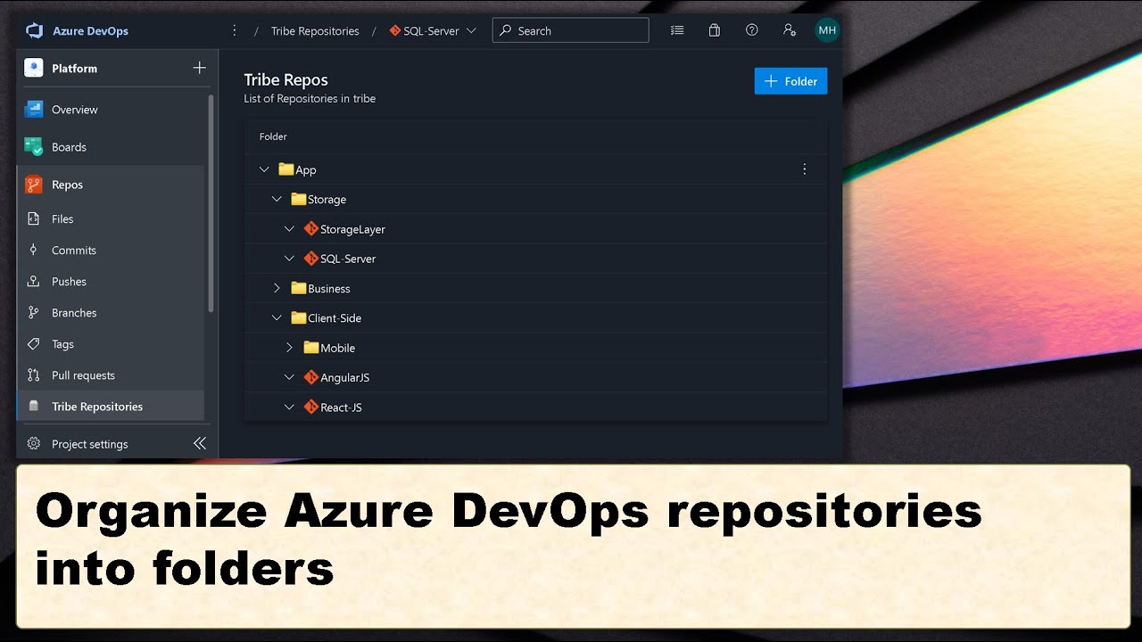 Folder Structure For Azure DevOps Repository - YouTube