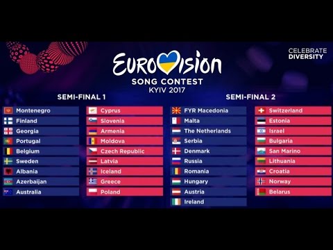 EUROVISION 2017| SEMI - FINAL 2 MY TOP 10 ( WITH COMMENTS) - YouTube