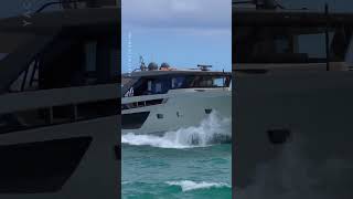 It's called a Blue Game Yacht Miami. Haulover Inlet #shorts #subscribe