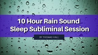 Stop Worrying \u0026 Stay Positive - (10 Hour) Rain Sound - Subliminal - By Minds in Unison