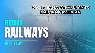 06654 - Ramanathapuram to Madurai Junction Passenger    #india #madurai #railway #vandebharatexpress