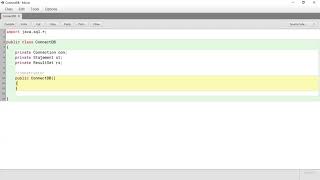 PART 2 - CREATING A DATABASE AND JAVA CONNECTION CLASS FOR JAVA CRUD APPLICATION
