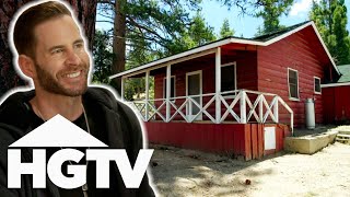 Tarek & Heather Transform An Abandoned Cabin Into A Perfect Holiday Rental | The Flipping El Moussas