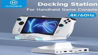 Hagibis ROG Ally/Steam Deck/Switch/OLED Dock 6 in 1 Universal Docking Station With 4K HDMI