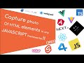 How to Take SCREENSHOT of any HTML element  | JavaScript | REACT | A Step-by-Step Guide | 2025