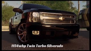 1154whp 102MM Twin Turbo Silverado Pulls!