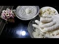 home made fried pounded rice recipe.របៀបធ្វើនំក្រម៉ៅថតឬនំអំបុកបំពង