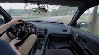 Stock Nissan S13 200SX CA18DET onboard