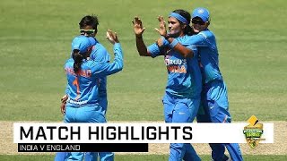 Kaur guides India to final-over win | CommBank T20 INTL Tri-Series