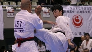 【新極真会】第29回全中国空手道選手権大会　一般の部 準決勝1　KARATE