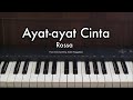 Ayat-ayat Cinta - Rossa | Piano Karaoke by Andre Panggabean