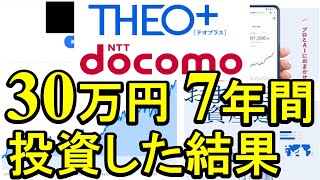 【THEO+docomo/テオプラスドコモ】7年間投資した結果を赤裸々に公開