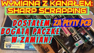 Silnik elektryczny, wirniki, nierdzewka, aluminium, kable miedziane bogata paczka od SHARP SCRAPPING