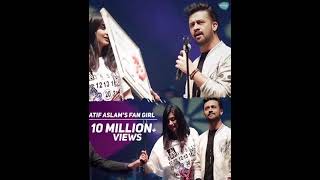 Fan Girl Not Letting Go Of Atif Aslam During Concert In Dubai | Most Viewed | @selfietv1 | #shorts