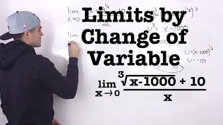 MAT 133 - Limits by Change of Variable - University of Toronto