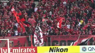 [熱き浦和サポータ]2016ACL開幕 VSシドニーFC(Sydney FC)　Pride of Urawa～選手入場～赤き血のイレブン