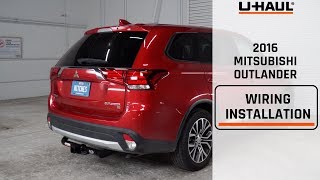 2016 Mitsubishi Outlander Wiring Harness Installation