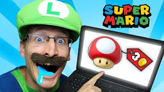 Luigi in Real Life - Online Grocery (Super Mario Bros Level)