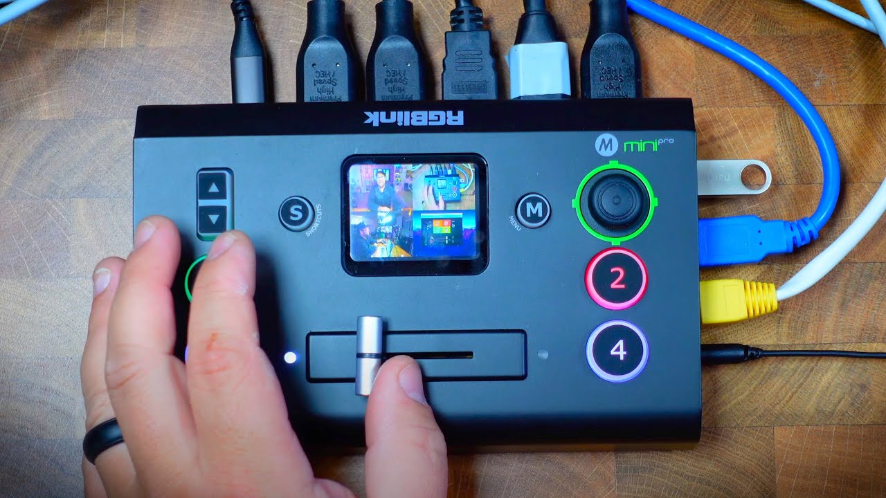 RGBLink MINI Pro Video Switcher (SO MANY FEATURES) - YouTube