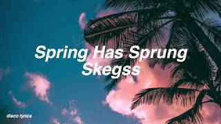 Spring Has Sprung || Skegss Lyrics
